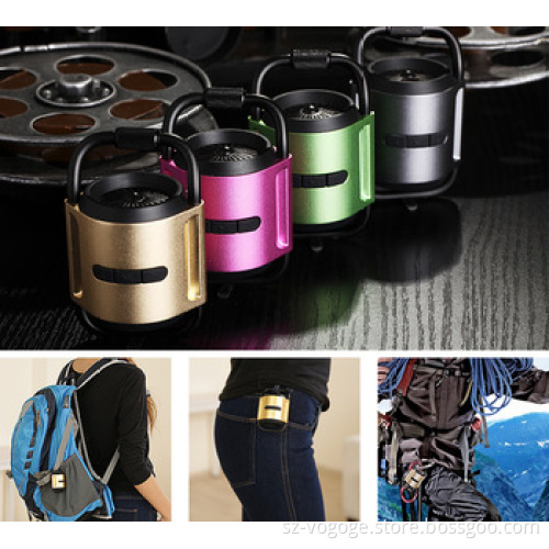 portable speaker classic style waterproof hook climber bluetooth speaker for hiking